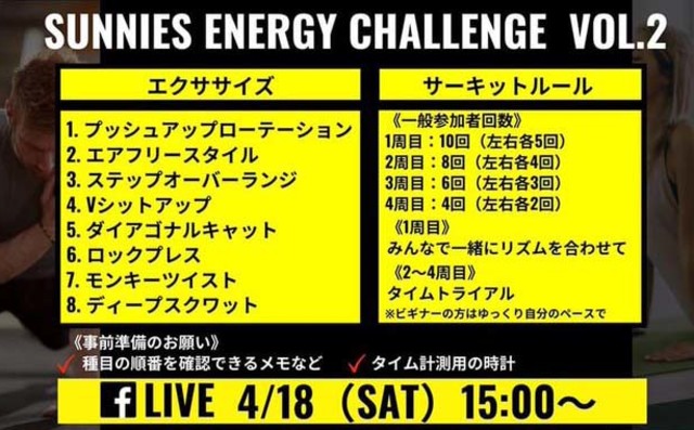 「SUNWOLVES ENERGY CHALLENGE PROJECT Vol.2」トレーニング内容公開