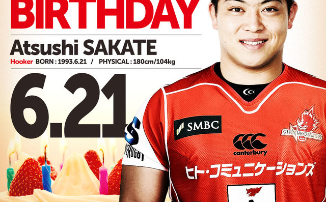 Atsushi SAKATE's BIRTHDAY!!