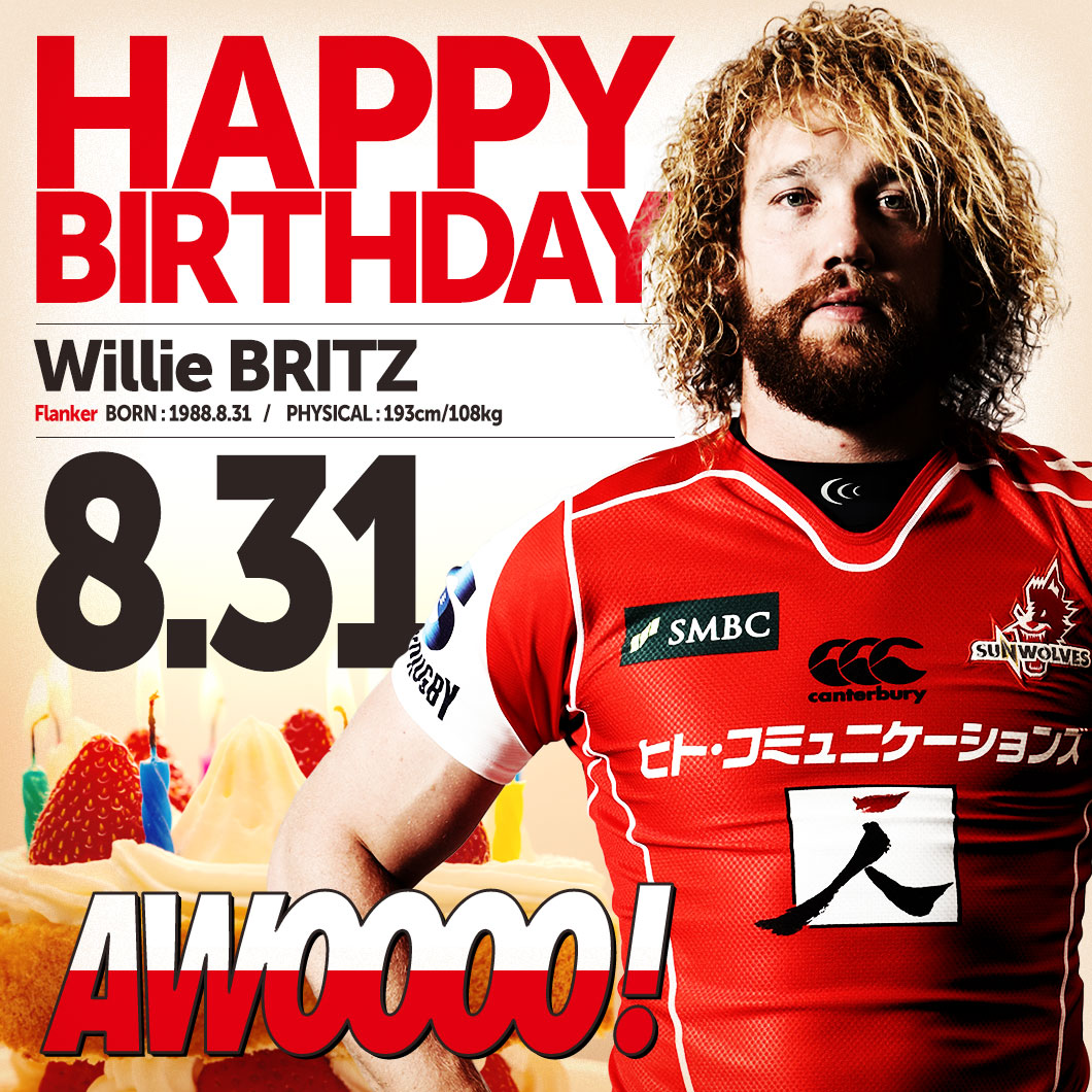 Willem BRITZ's BIRTHDAY!!